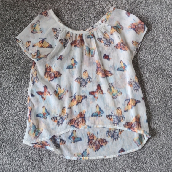 Mudd butterfly shirt